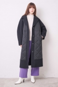 DESIGN SLEEVES QUILTING COAT/サーキュラースリーブキルティングコート