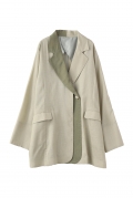 D-RING COLOR SCHEME LINEN LIKE JACKET